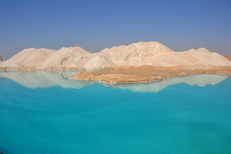 Swim in the desert only in Egypt